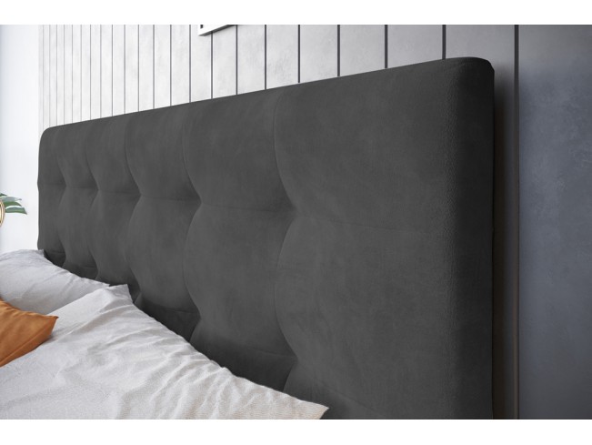 Łóżko kontynentalne Lilu 180 Kronos 22 stalowy