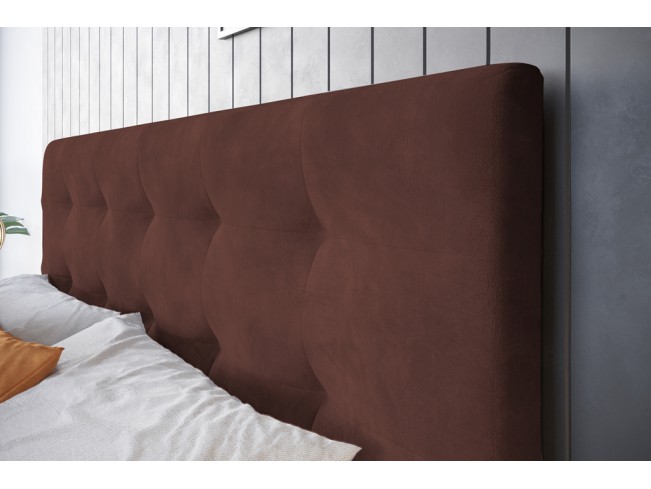 Łóżko kontynentalne Lilu 180 Kronos 29 łososiowy