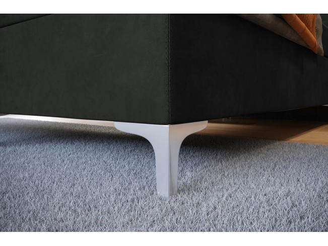 Łóżko kontynentalne Lilu 140 Kronos 34 ciemny szary