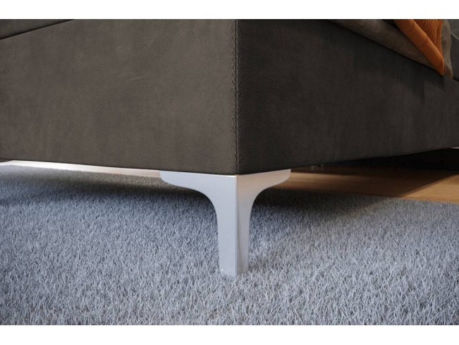 Łóżko kontynentalne Lilu 180 Monolith 15 mleczna czekolada