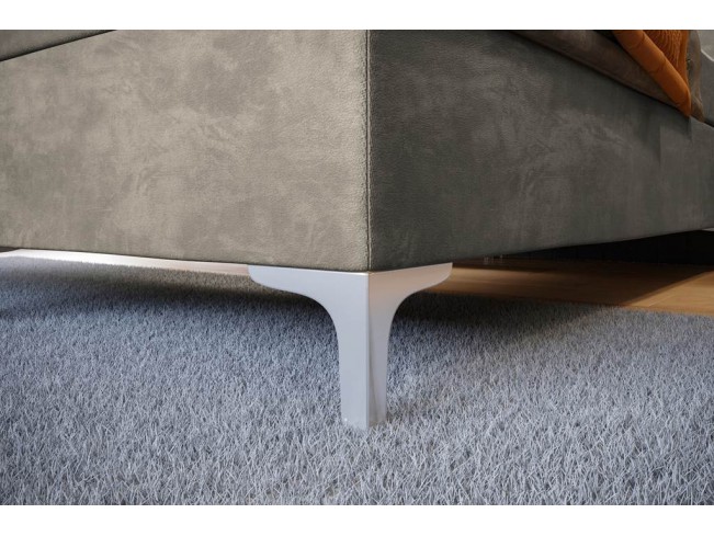 Łóżko kontynentalne Lilu 160 Riviera 21 jasny beż