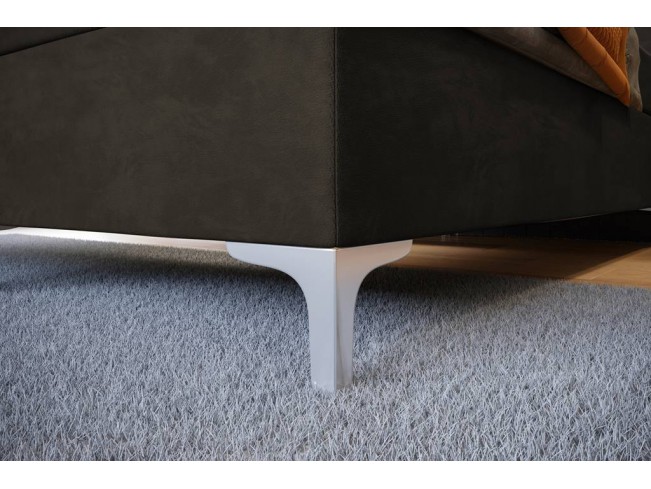 Łóżko kontynentalne Lilu 140 Riviera 26 ciemny brąz