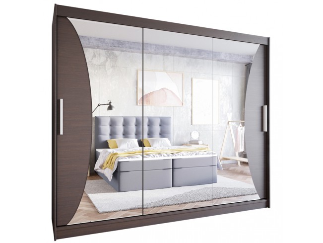 Szafa Lolo IV 250 choco - widok z przodu