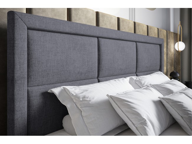 Łóżko kontynentalne Asti 180 Sawana 05 szary