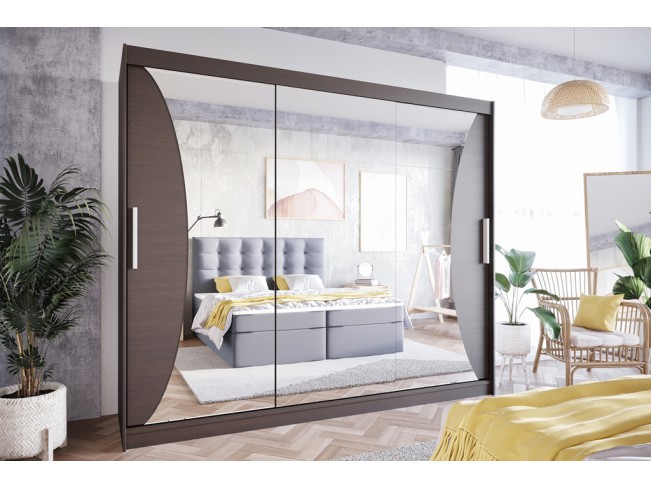 Szafa przesuwna Lolo IV choco 250 cm