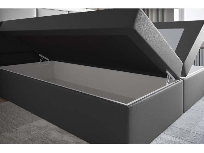 Łóżko kontynentalne Asti 160 Madryt 995 szary