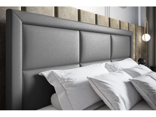 Łóżko kontynentalne Asti 180 Madryt 995 szary