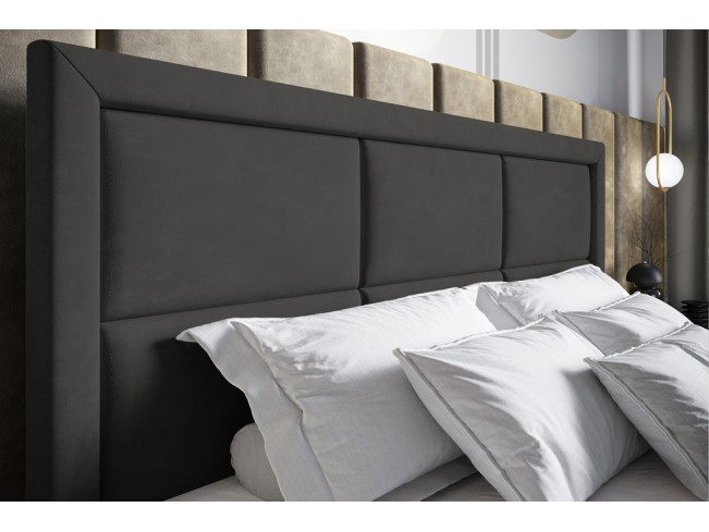 Łóżko kontynentalne Asti 180 Kronos 22 stalowy