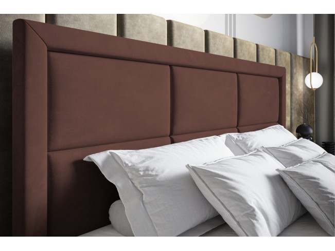 Łóżko kontynentalne Asti 140 Kronos 29 łososiowy