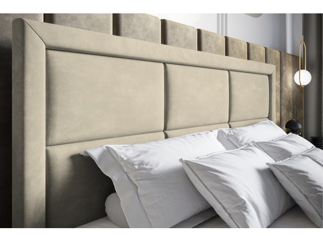 Łóżko kontynentalne Asti 160 Monolith 02 ecru