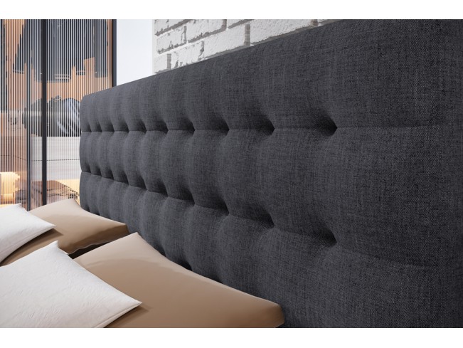 Łóżko kontynentalne Nori 180 Sawana 05 szary