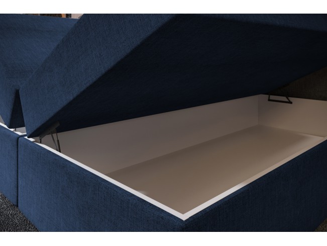 Łóżko kontynentalne Nori 160 Sawana 80 niebieski jeans