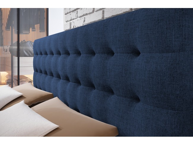 Łóżko kontynentalne Nori 180 Sawana 80 niebieski jeans