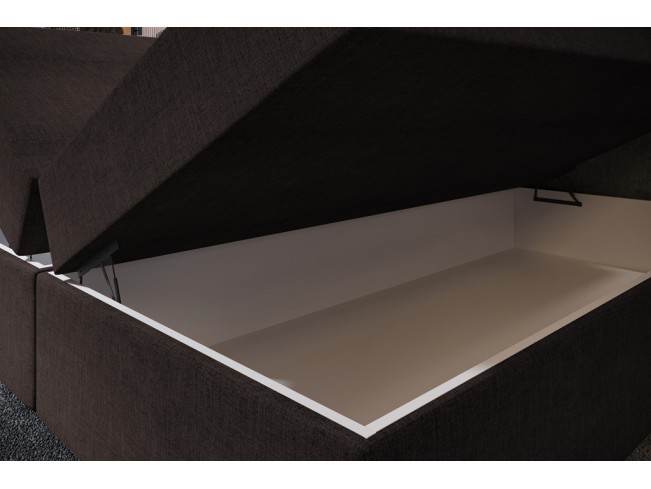 Łóżko kontynentalne Nori 140 Inari 24 mleczna czekolada