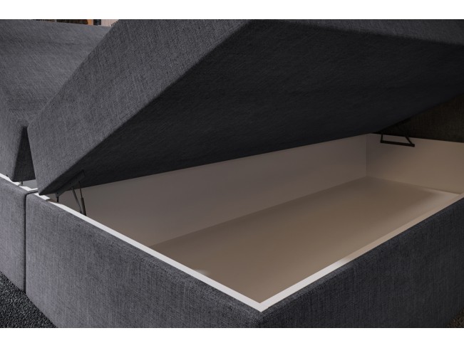 Łóżko kontynentalne Nori 160 Inari 91 jasny szary