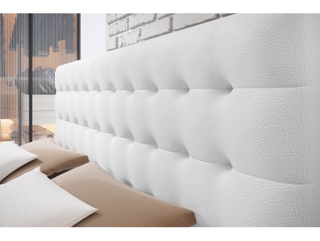 Łóżko kontynentalne Nori 140 Madryt 920 biały