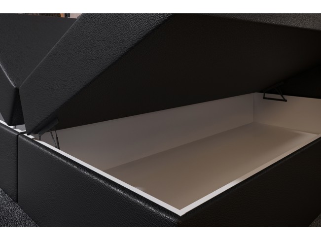 Łóżko kontynentalne Nori 140 Madryt 9100 czarny