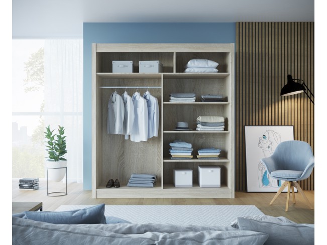 Szafa przesuwna Bueno sonoma 180 cm