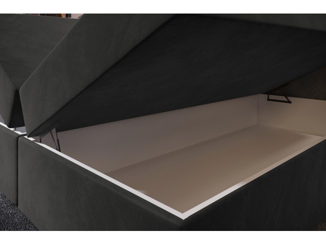 Łóżko kontynentalne Nori 160 Kronos 22 stalowy