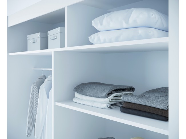 Szafa przesuwna Bueno 1 biały mat 180 cm