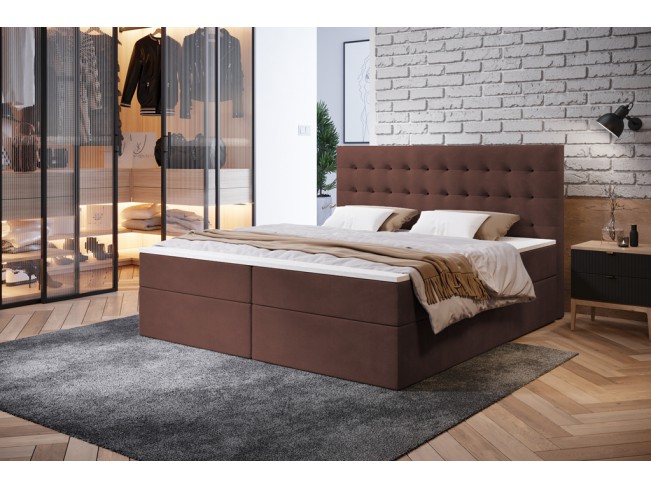 Łóżko kontynentalne Nori 140 Kronos 29 łososiowy