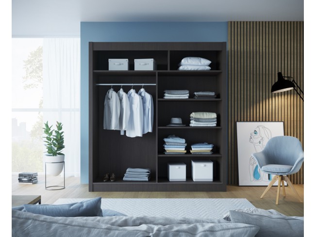 Szafa przesuwna Bueno 1 choco 180 cm