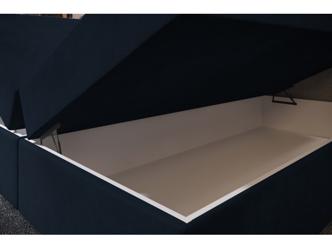 Łóżko kontynentalne Nori 160 Monolith 79 ciemny granat