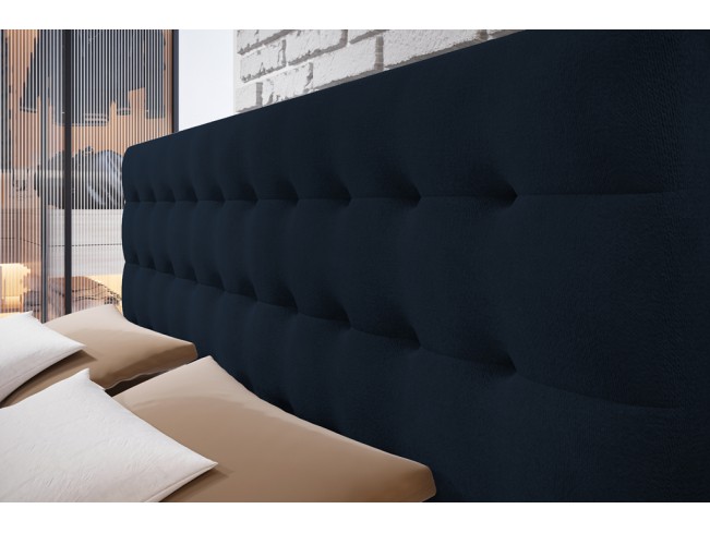 Łóżko kontynentalne Nori 180 Monolith 79 ciemny granat