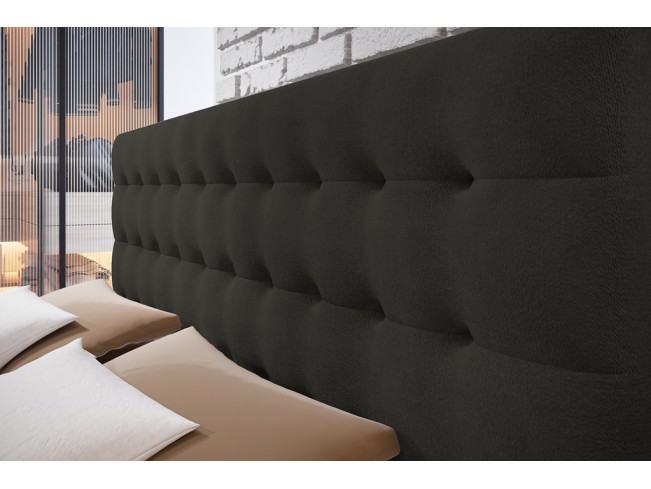 Łóżko kontynentalne Nori 160 Kronos 34 ciemny szary