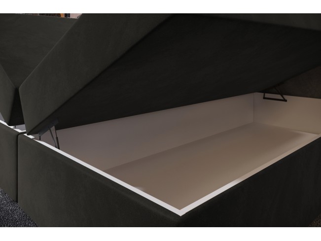 Łóżko kontynentalne Nori 160 Kronos 34 ciemny szary