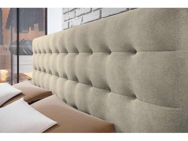 Łóżko kontynentalne Nori 180 Monolith 02 ecru