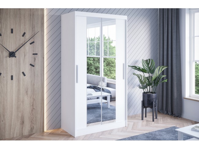 Szafa przesuwna Kalo II biały 100 cm