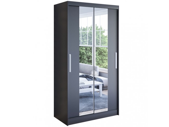 Szafa Kalo II 100 czarna - widok z przodu