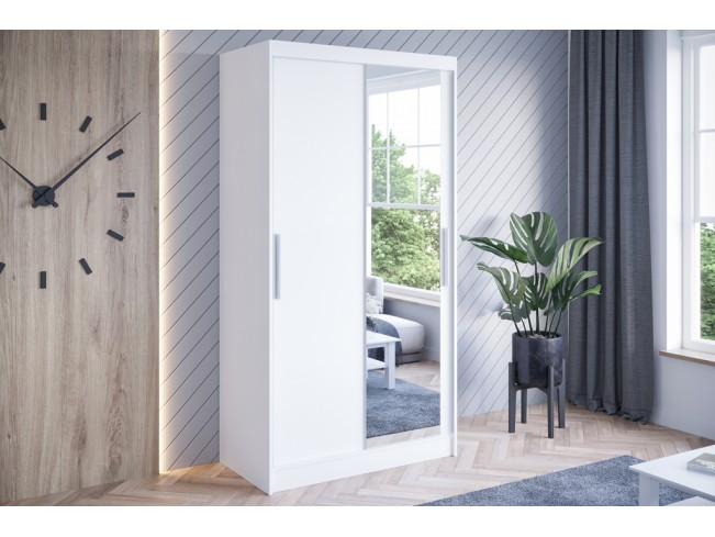 Szafa przesuwna Kalo VI biały 100 cm