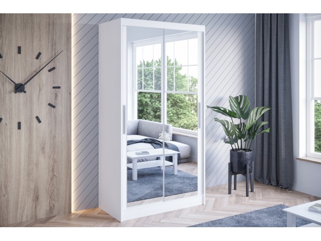 Szafa przesuwna Kalo VII biały 100 cm