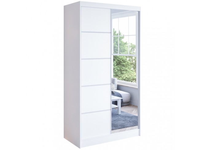 Szafa Neto III 100 biała - widok frontu