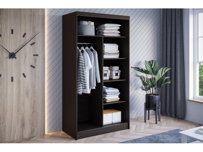 Szafa przesuwna Neto III choco 100 cm