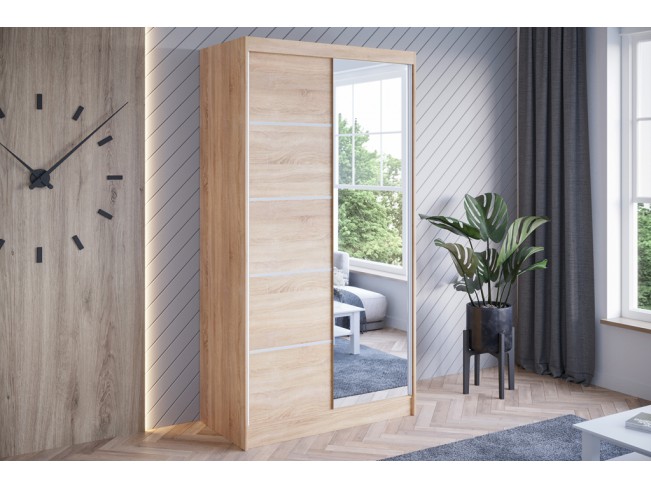 Szafa przesuwna Neto III sonoma 100 cm