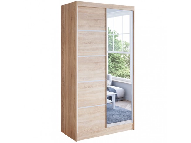 Szafa Neto III 100 sonoma - widok z przodu