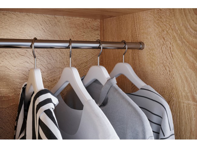 Szafa przesuwna Neto III sonoma/biały mat 100 cm