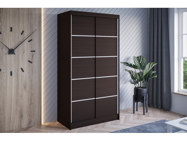 Szafa przesuwna Neto IV choco 100 cm