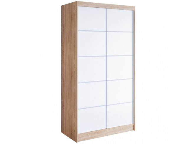 Szafa Neto IV 100 sonoma / biały mat - widok ogólny