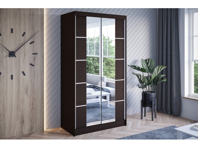 Szafa przesuwna Neto V choco 100 cm