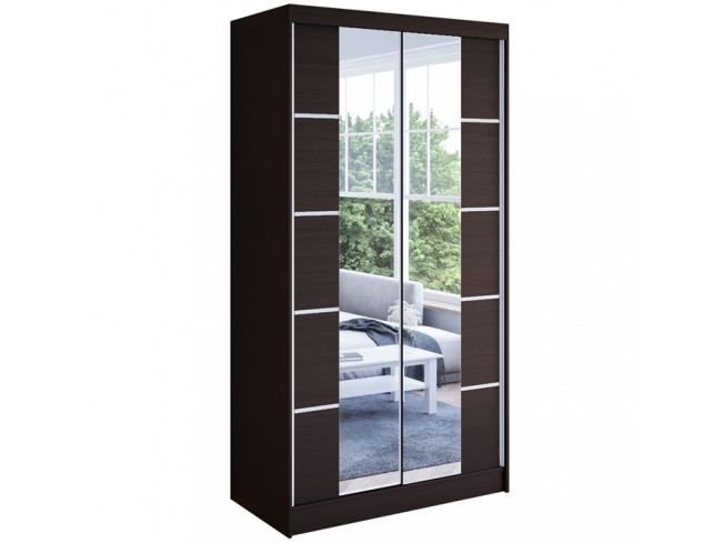 Szafa przesuwna Neto V 100 choco - widok ogólny