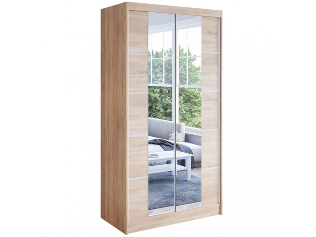 Szafa przesuwna Neto V 100 sonoma - widok ogólny