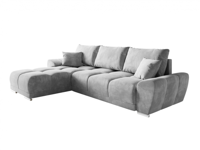 Narożnik Bego L Monolith 84 jasny szary - widok ogólny