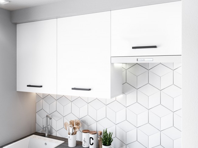 Kuchnia Leto 1 biały mat 180 cm