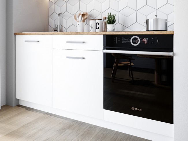 Kuchnia Leto 2 biały mat 180 cm