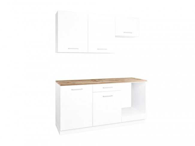 Kuchnia Leto 2 biały mat 180 cm