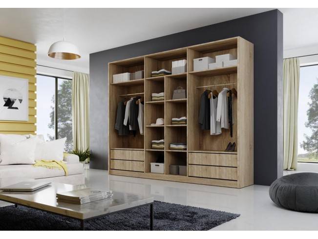 Szafa przesuwna Meblo 1 sonoma 270 cm